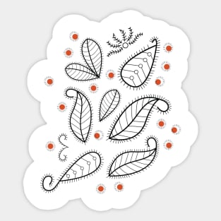 Georgian ceramic pattern design Sticker